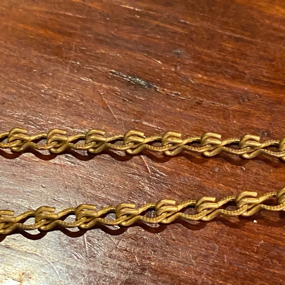 Antique Victorian Etruscan Revival Gold Gilt Filigree Festoon Fringe Necklace - Picture 13 of 13